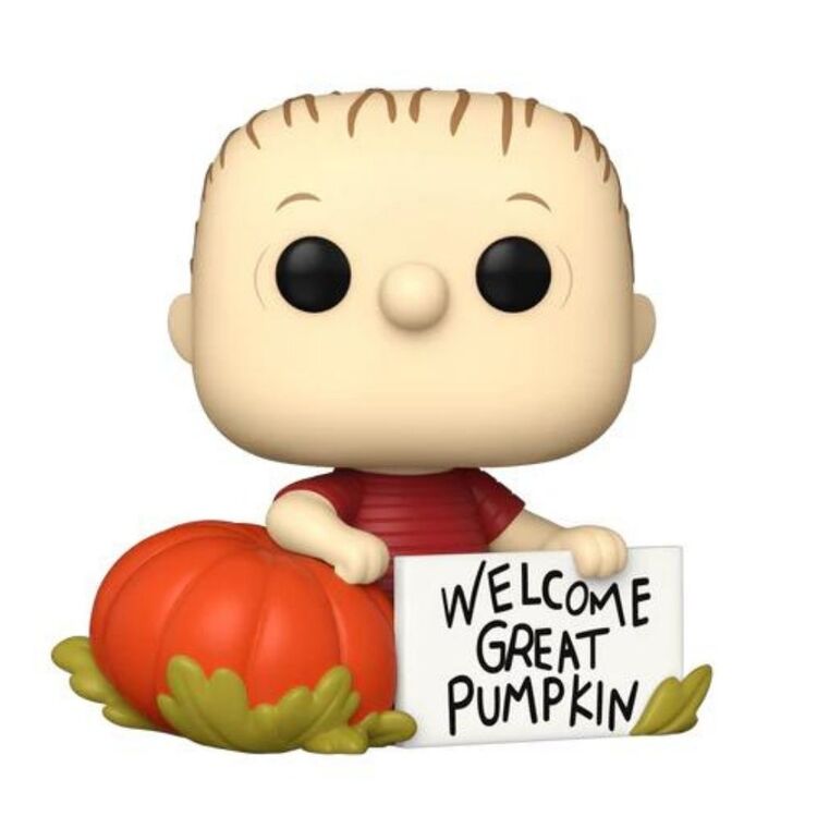 Product Funko Pop! Peanuts - Linus with Pumpkin  (It's the Great Pumpkin, Charlie Brown) image