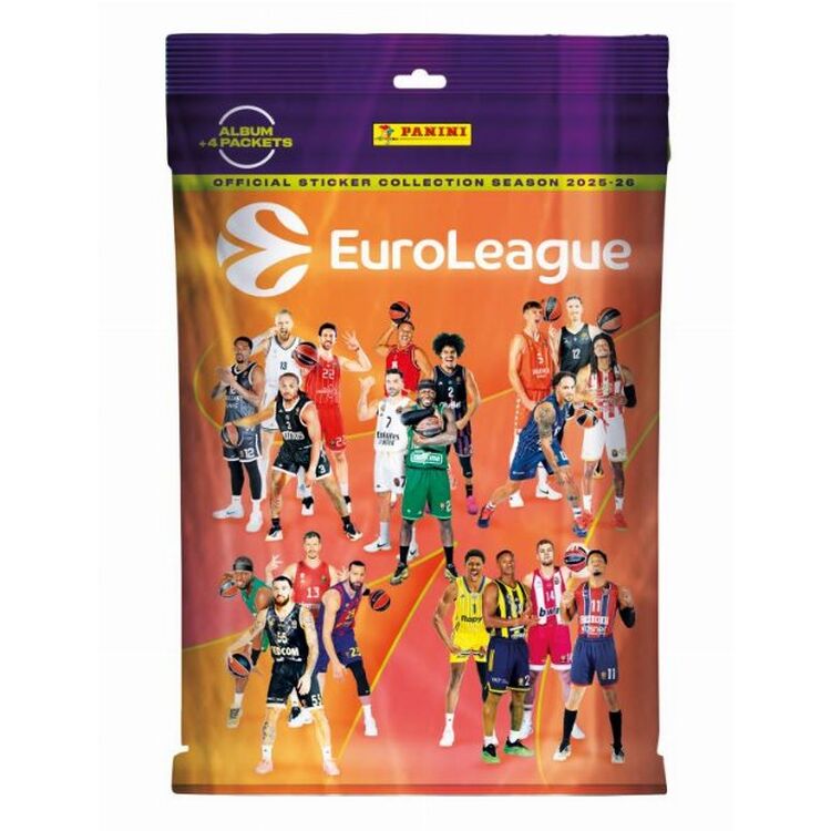 Product Panini Euroleague 2026 Sticker Starter Pack (1pc) image