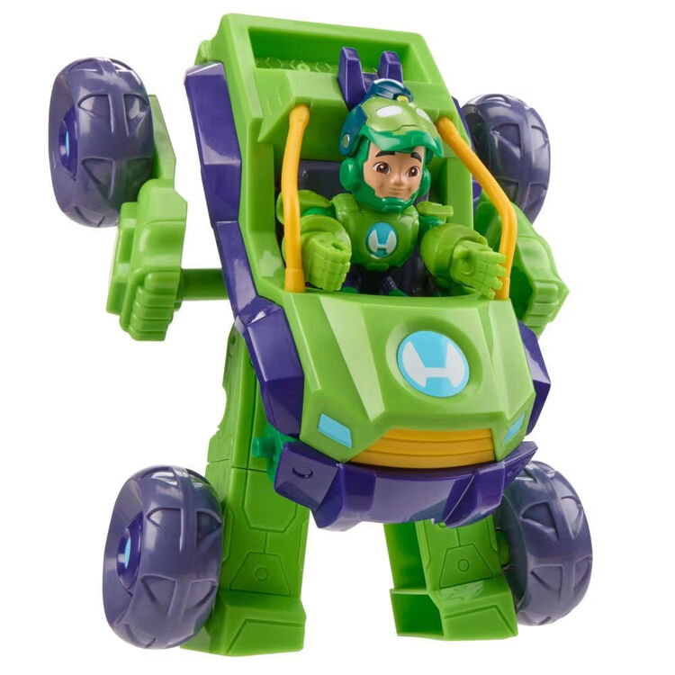 Product Μινι Φιγούρα Hasbro Marvel Iron Man And His Awesome Friends: Iron Hulk - 2 in 1 Mech Suit Figure & Vehicle (G1475) image