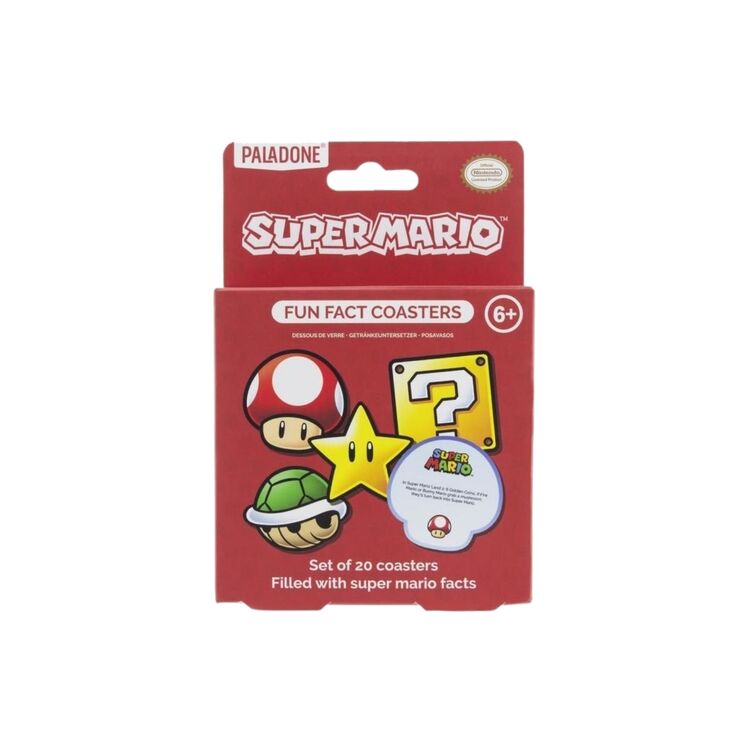 Product Super Mario Fun Fact Coasters image