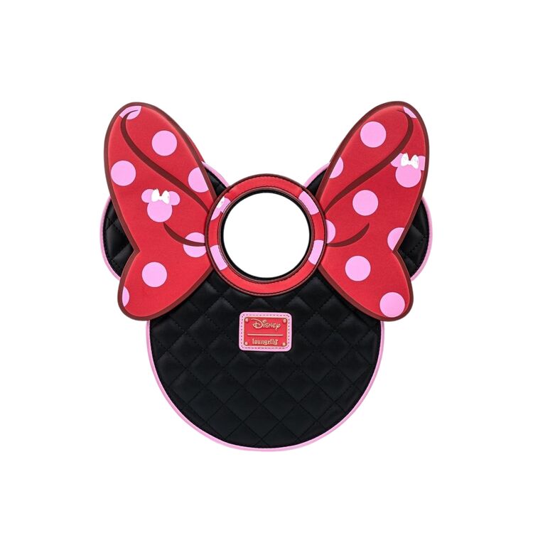 Product Τσάντα Χιαστί Loungefly Disney  Minnie Mouse Quilted Bow Head Cross Body Bag image