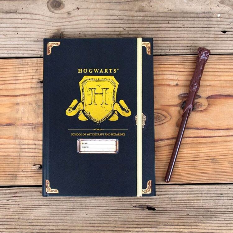 Product Harry Potter Notebook and Wand Pen Hogwarts Shield image