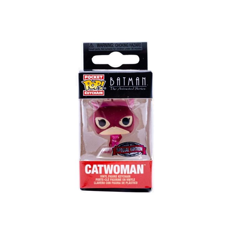 Product Funko Pocket Pop! DC The Animated Series Cat Woman Red/Pink (Special Edition) image