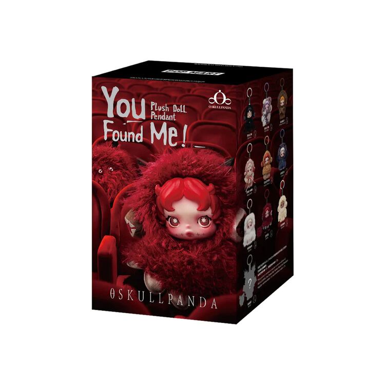 Product Μπρελόκ POP MART Skullpanda You Found Me! Series PlushDoll Pendant Blind Box (1pc) 1τμχ Τυχαία Επιλογή image