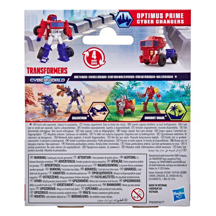 Product Hasbro Transformers: Evergreen - Cyberworld Cyber Changers Optimus Prime Classic (G1040) image