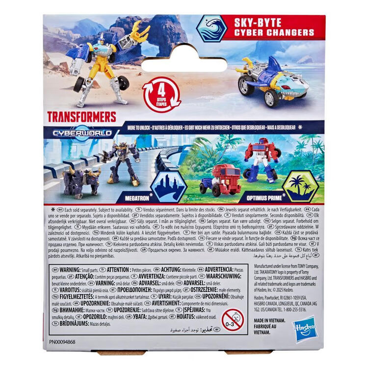 Product Φιγούρα Δράσης Hasbro Transformers: Evergreen - Cyberworld Cyber Changers Skybyte (G1050) image
