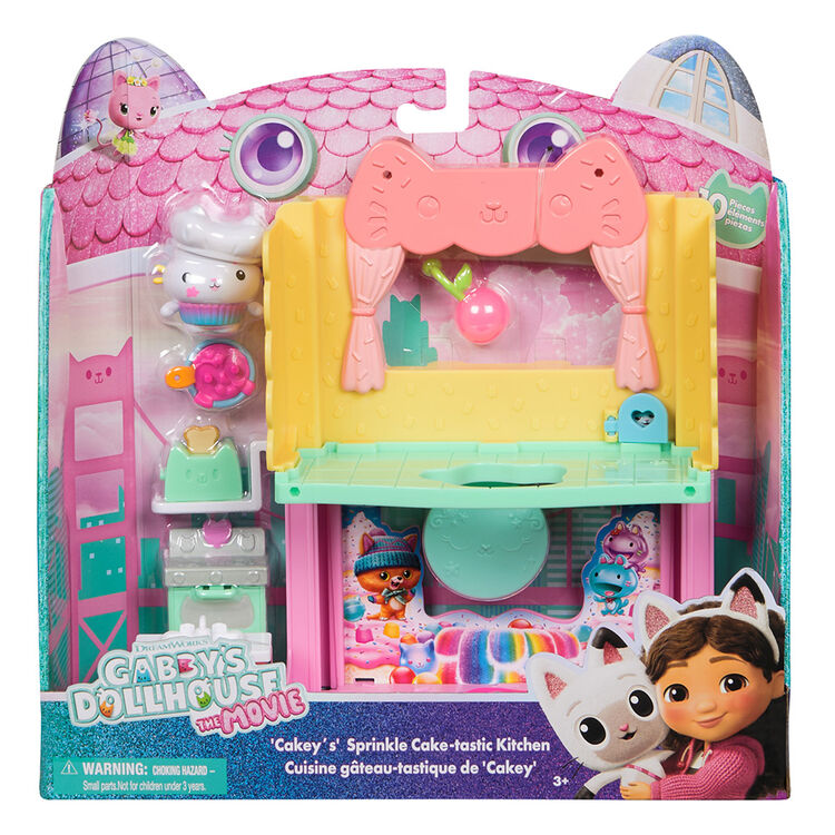 Product Spin Master Gabby's Dollhouse Movie: 'Cakey's' Sprinkle - Cake-Static Kitchen Playset (6074281) image