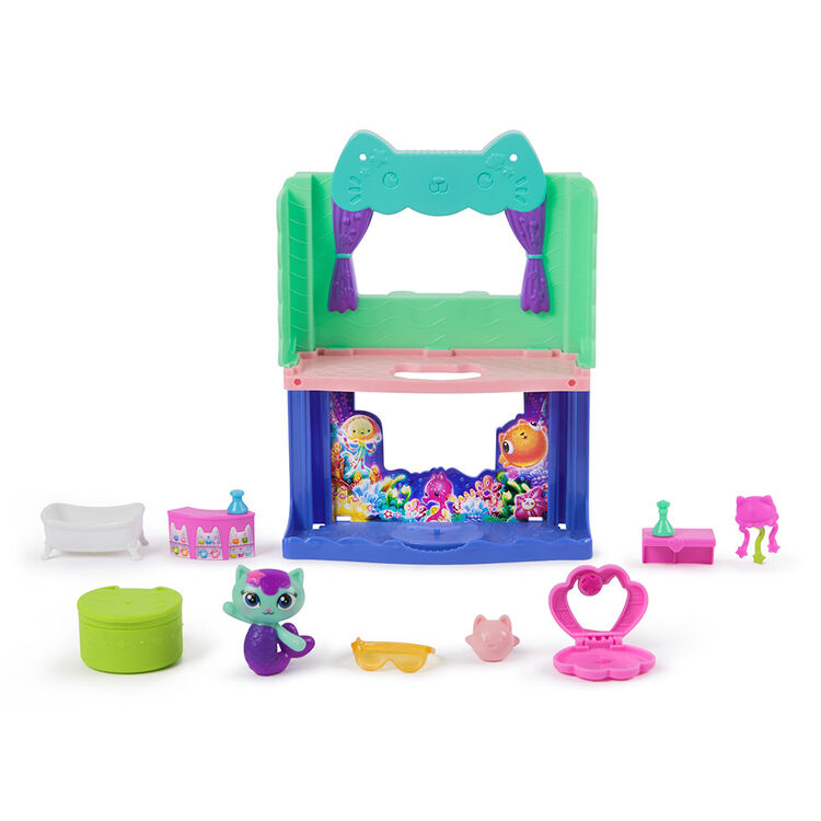 Product Spin Master Gabby's Dollhouse Movie: 'MerCat's' Spa-awesome Bathroom Playset (6074306) image