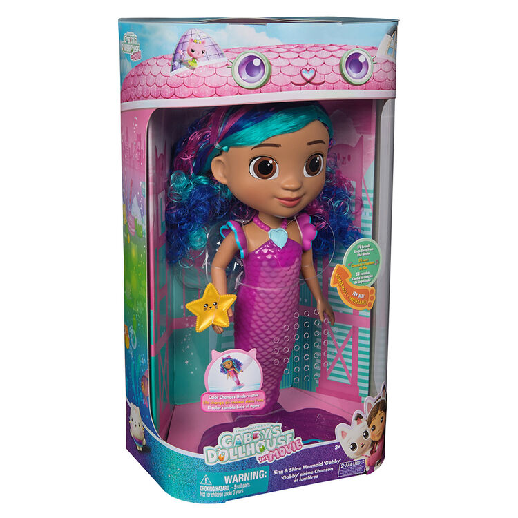 Product Κούκλα Spin Master Gabby's Dollhouse Movie: Sing & Shine Mermaid 'Gabby' (6074338) image