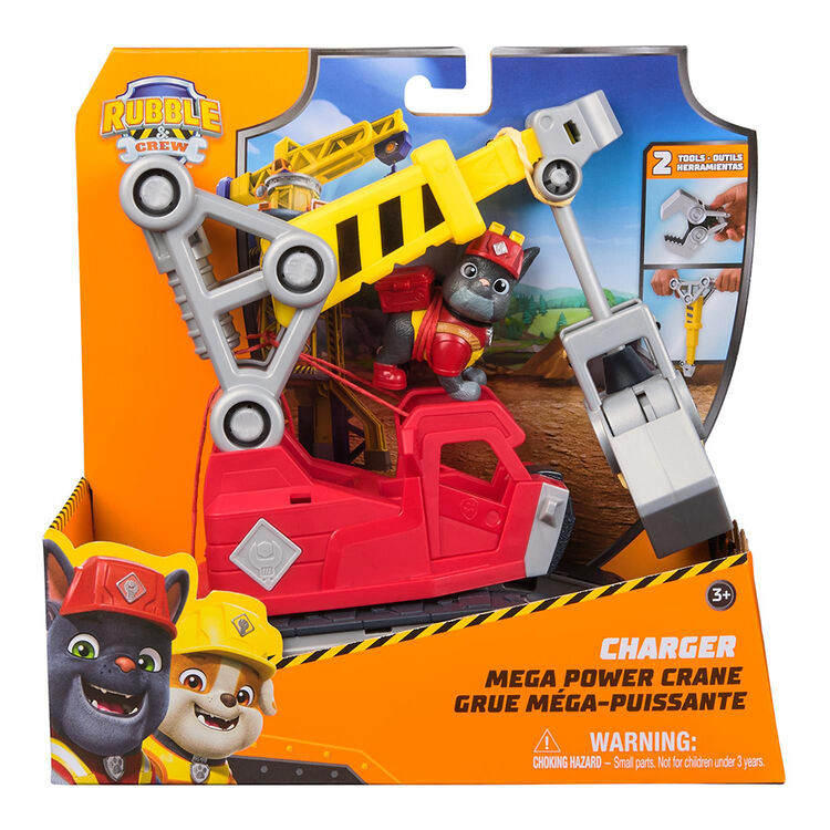 Product Φιγούρα Δράσης Spin Master Rubble & Crew: Charger - Mega Power Crane Vehicle (6073295) image
