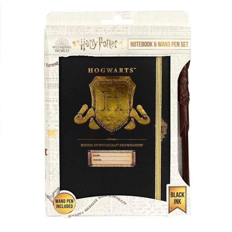 Product Harry Potter Notebook and Wand Pen Hogwarts Shield image