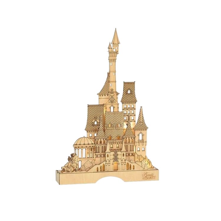 Product Disney Beauty and the Beast Illuminated Castle image