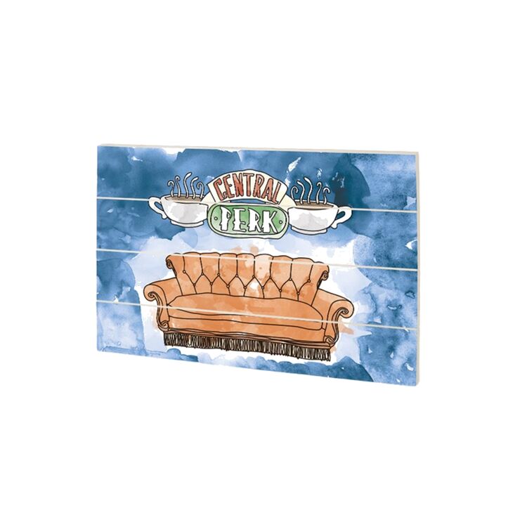 Product Friends Sofa Wood Print image