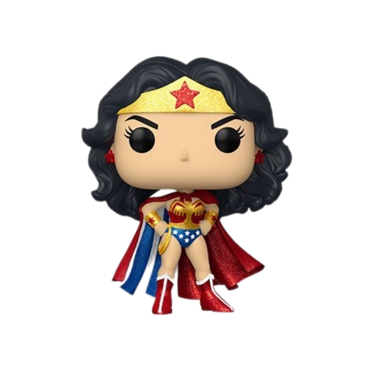 Product Funko Pop! DC Comics Wonder Woman (With Cape) DGLT (Special Edition) image
