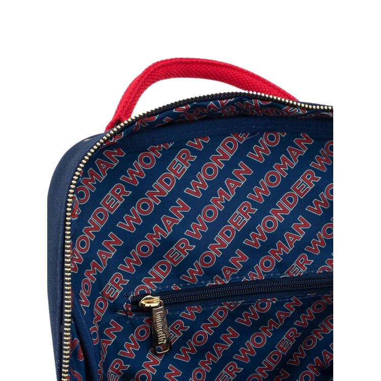 Product Loungefly DC Comics Wonder Woman Logo Mini Canva Backpack image