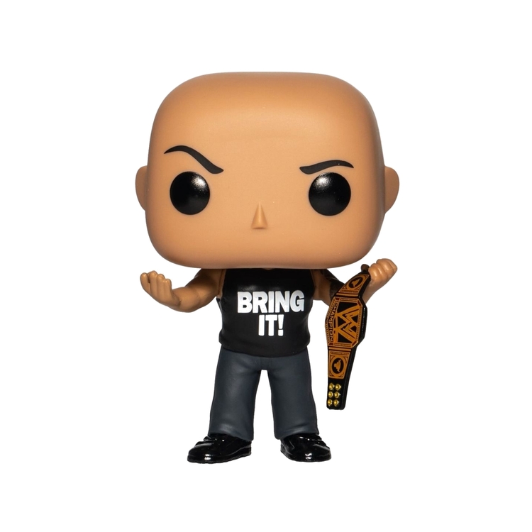 Product Funko Pop! WWE The Rock with Championship Belt (Special Edition) image