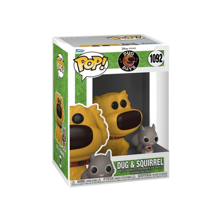 Product Funko Pop! Dug Days Dug with Squirrel image