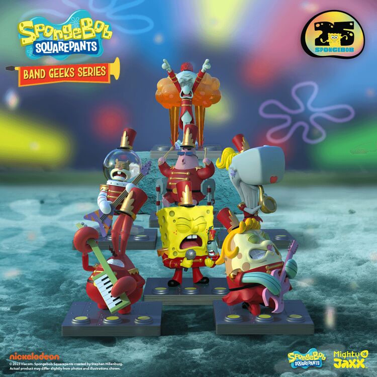Product Φιγούρα Mighty Jaxx Spongebob Band Geek Series 1τμχ Τυχαία Επιλογή image