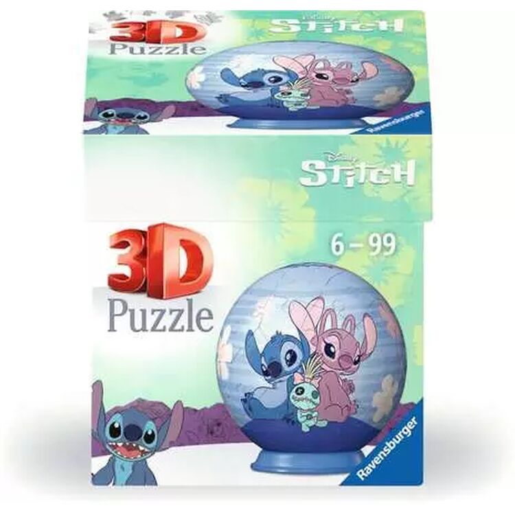 Product Ravensburger 3D Puzzle: Stitch & Angel (54pcs) (7402311599) image