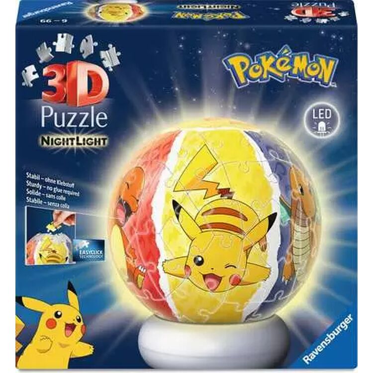 Product Παζλ Ravensburger 3D Puzzle: Nightlight Pokemon (12008053) image