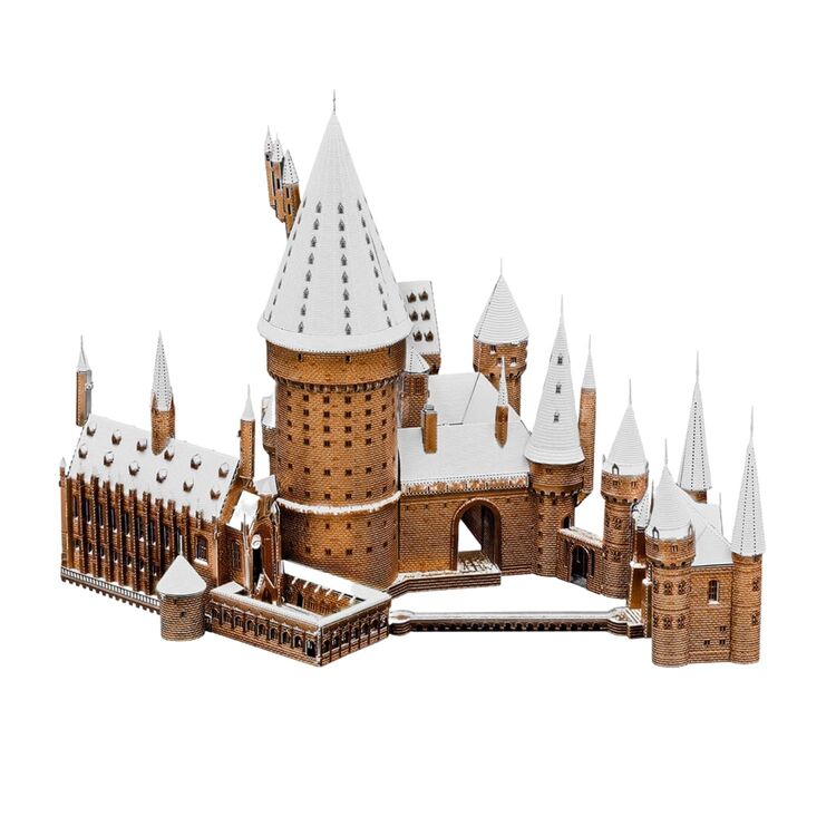 Product Harry Potter Hogwarts In Snow 3d Metal Puzzle image