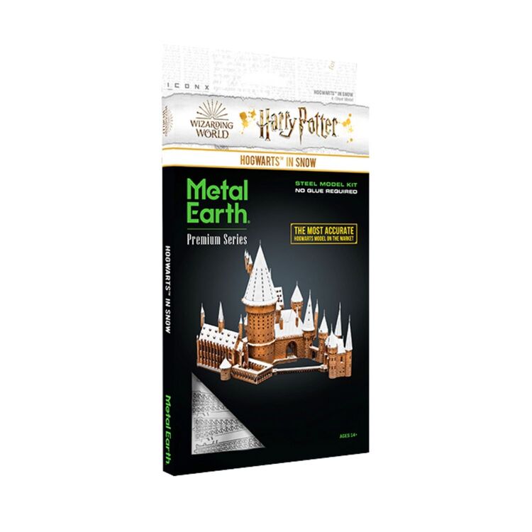 Product Harry Potter Hogwarts In Snow 3d Metal Puzzle image