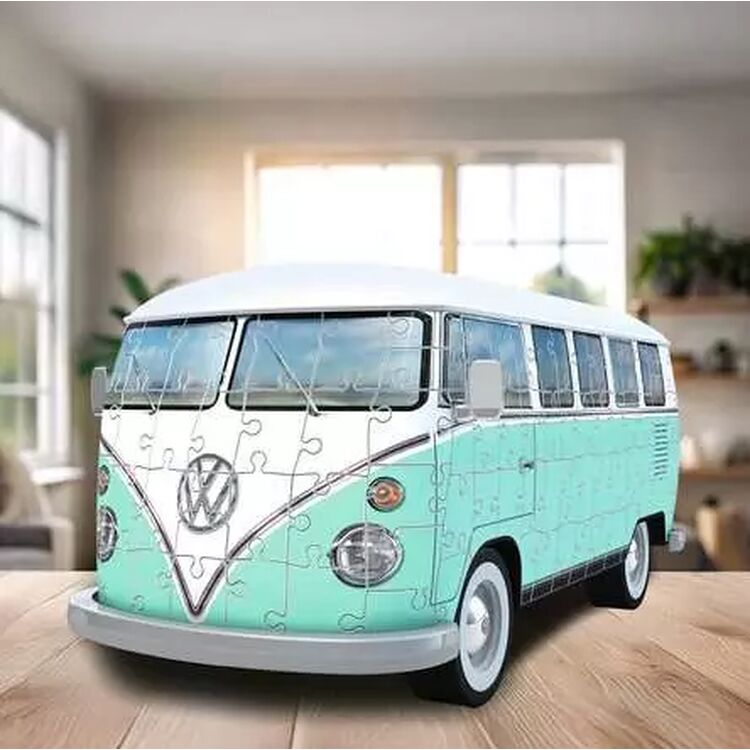 Product Παζλ Ravensburger 3D Puzzle: Iconics - Volkswagen T1 (162pcs) (12008035) image