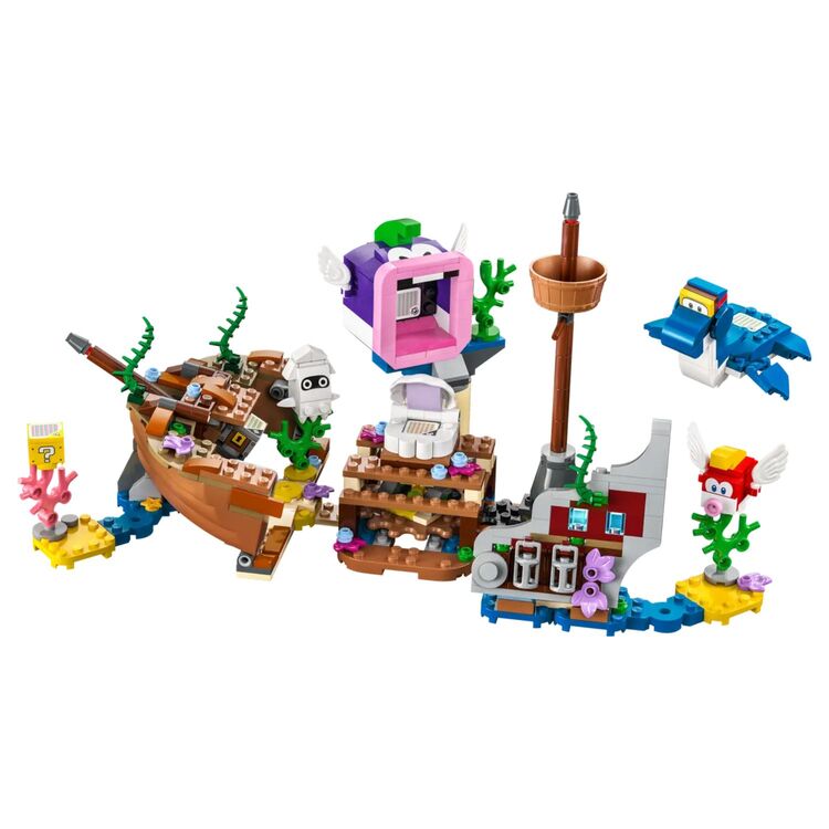 Product LEGO® Super Mario™: Πίστα Επέκτασης Περιπέτεια στο Βυθισμένο Ναυάγιο με τη Dorrie (71432) image