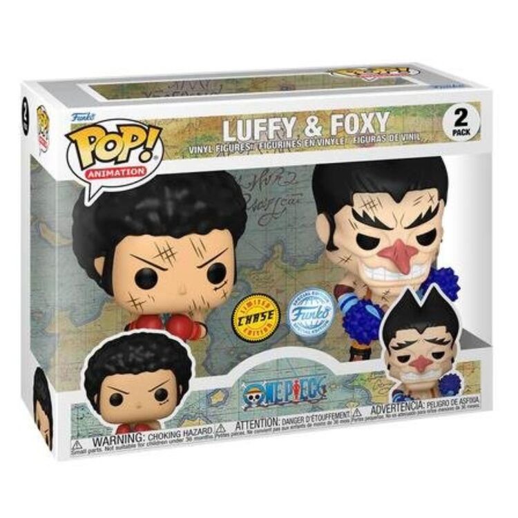 Product Φιγούρες Funko Pop! Funko POP! One Piece - Luffy & Foxy 2-Pack (Chase is Possible) (Special Edition) image