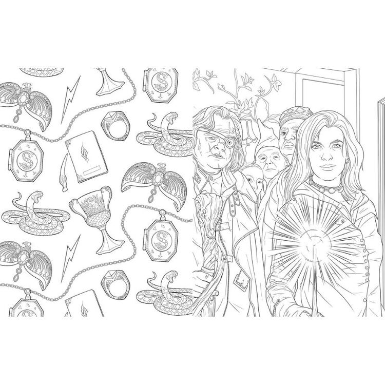 Product Βιβλίο Ζωγραφικής Harry Potter Hufflepuff House Pride The Official Colouring Book image