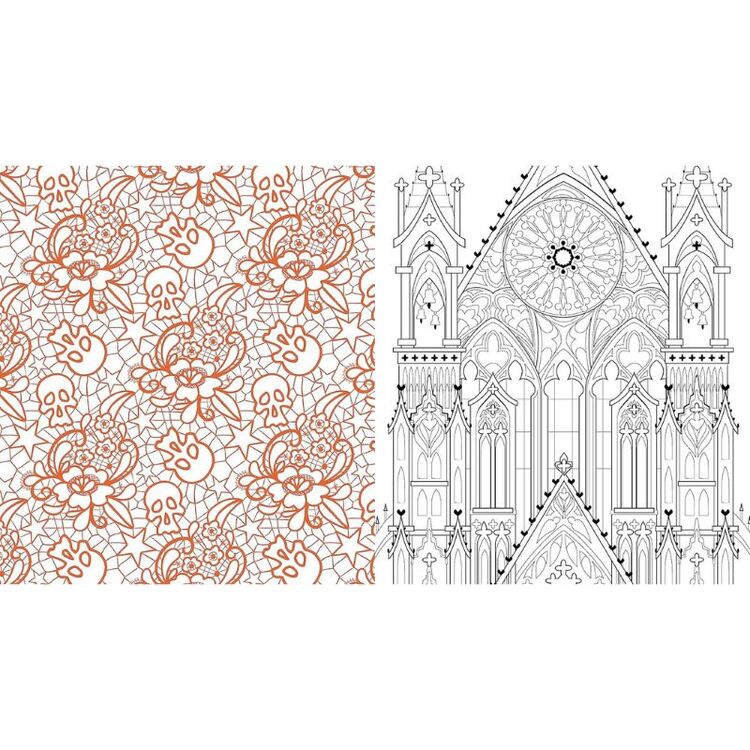 Product Gothic Coloring Book image