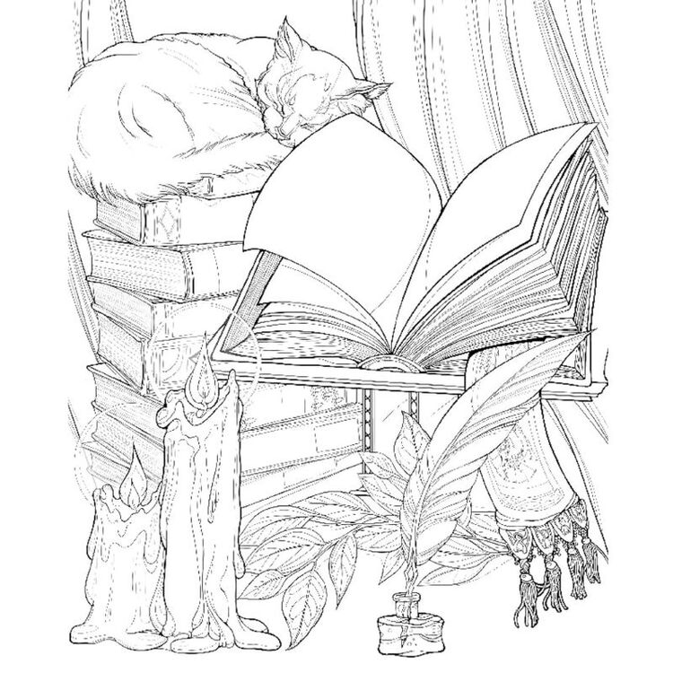 Product Βιβλίο Ζωγραφικής Magical Love: A Romantasy image