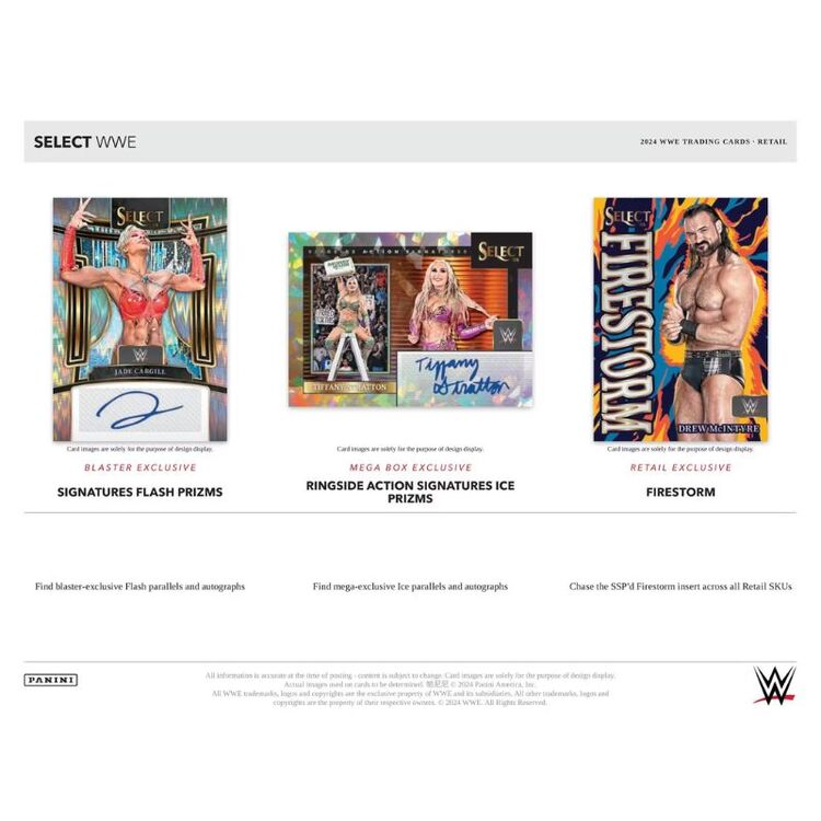 Product Panini 2024 Select WWE Blaster Box image