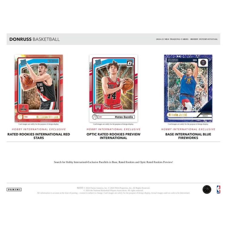 Product Panini 2024-25 Donruss Basketball Hobby International Box image