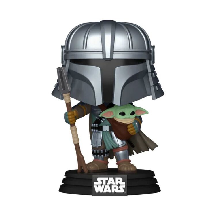 Product Funko Pop! Star Wars: Impressions Mandalorian with Grogu (Special Edition) image