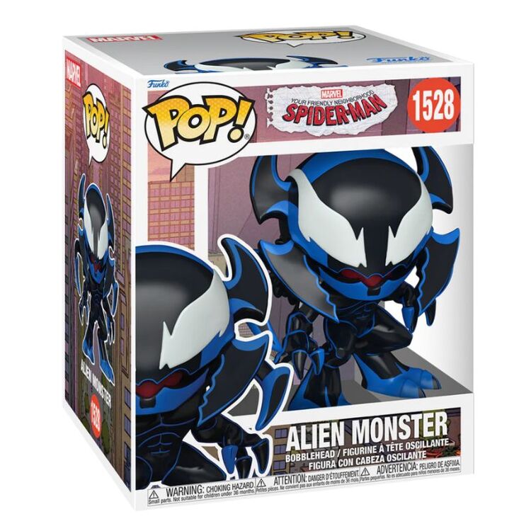 Product Funko Pop! Your Friendly Neighborhood Spider-Man (2025) Alien Monster Super Sized image