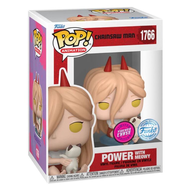 Product Φιγούρα Funko Pop! Chainsaw Man Power with Meowy (Chase is Possible) (Special Edition) image