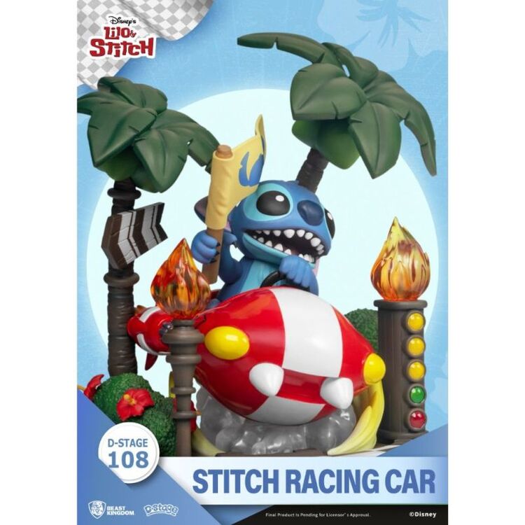 Product Φιγούρα D-Stage Stitch Racing Car Diorama image