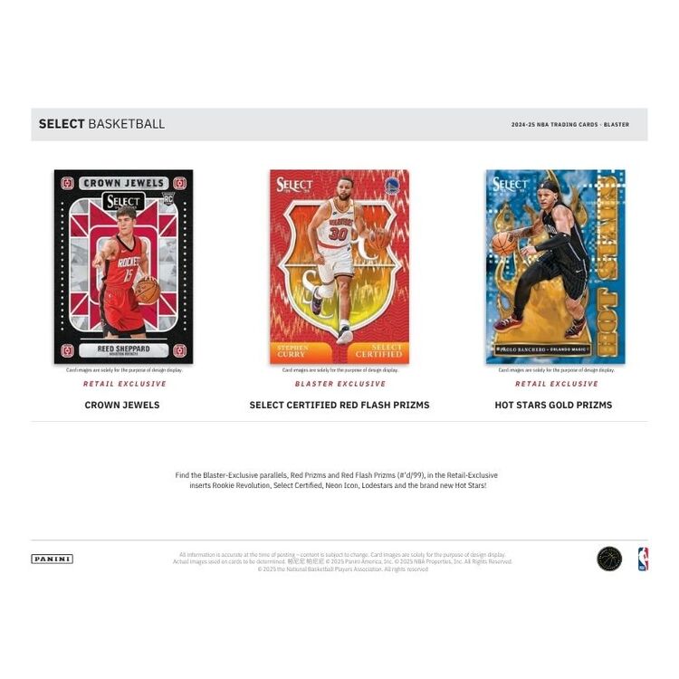 Product Panini Select Basketball 24/25 Blaster Box image