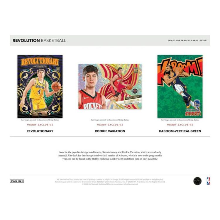 Product Panini 2024-2025 Revolution Basketball Hobby Box image