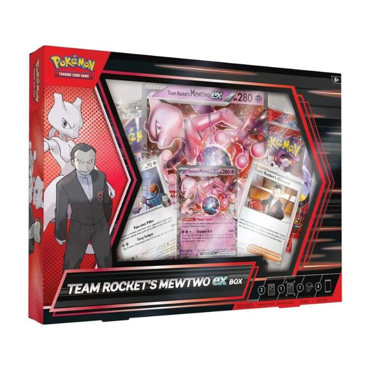 Product Pokemon TCG Team Rocket's Mewtwo ex Box image