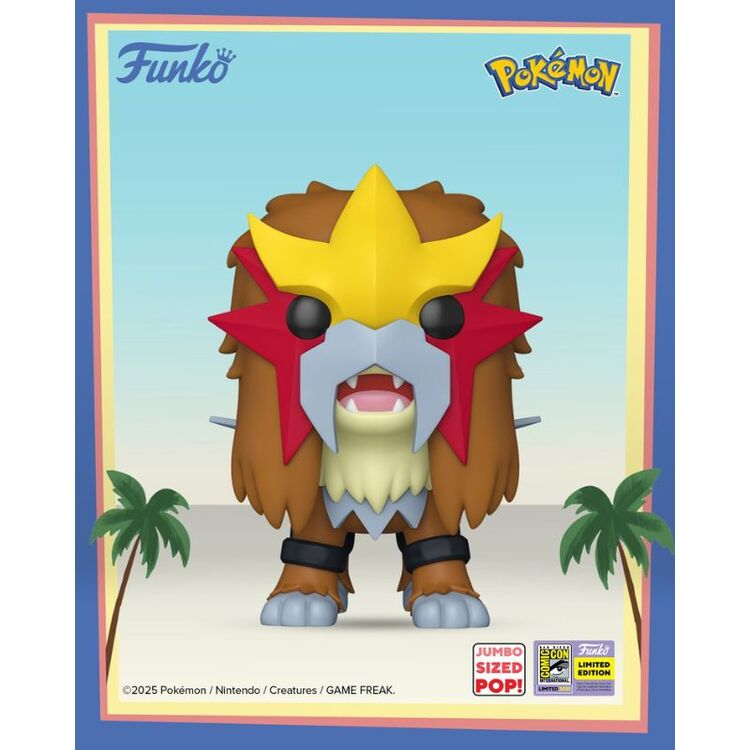 Product Φιγούρα Funko Pop! Pokemon Entei Jumbo Size (Convention Special Edition) image