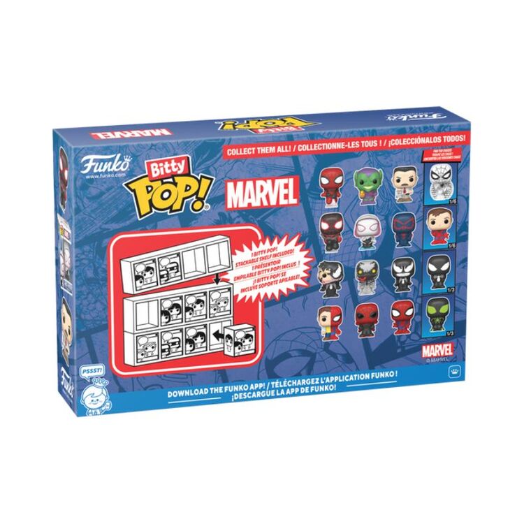 Product Funko Bitty Pop! 4-Pack Marvel Spider-Man, Venom, Anti-Venom, She-Venom image