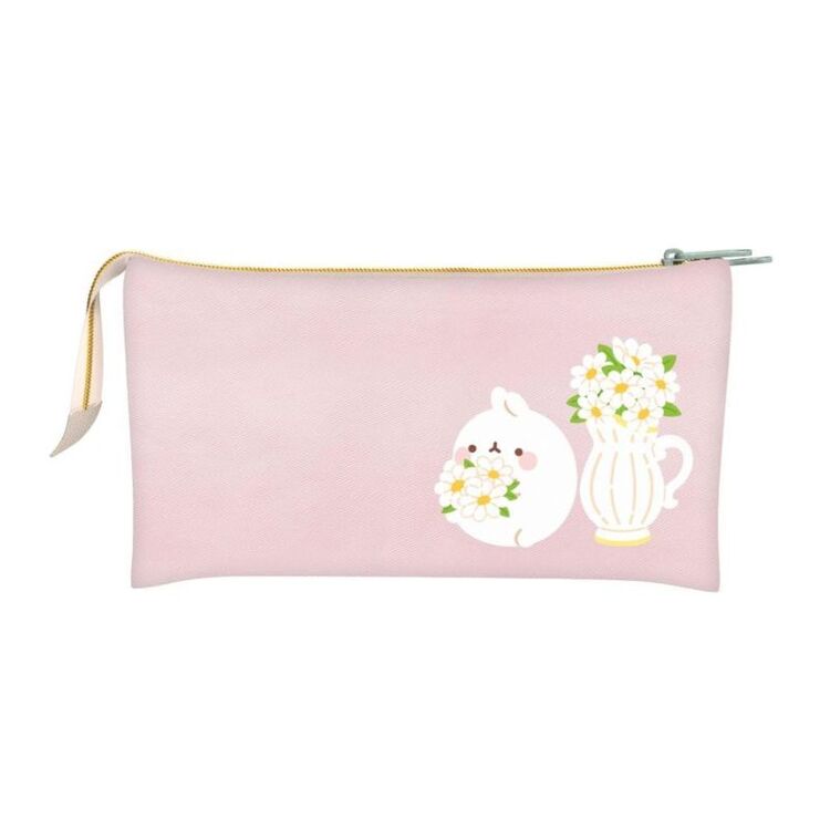 Product Κασετίνα Molang Blossom Triple Pencil Case image