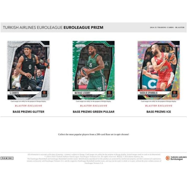 Product Panini Prizm Turkish Airlines Eurolegue Basketball 2024/2025 Blaster Box image