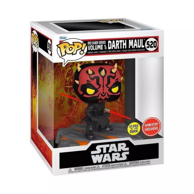 Product Φιγούρα Funko Pop! Star Wars Red Saber Series Volume 1 - Darth Maul (GITD) (Special Edition) image