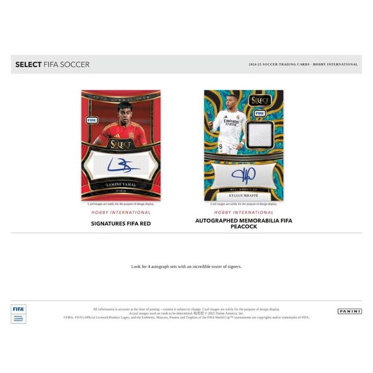 Product Panini 2024-2025 Select FIFA Soccer Hobby Box International image