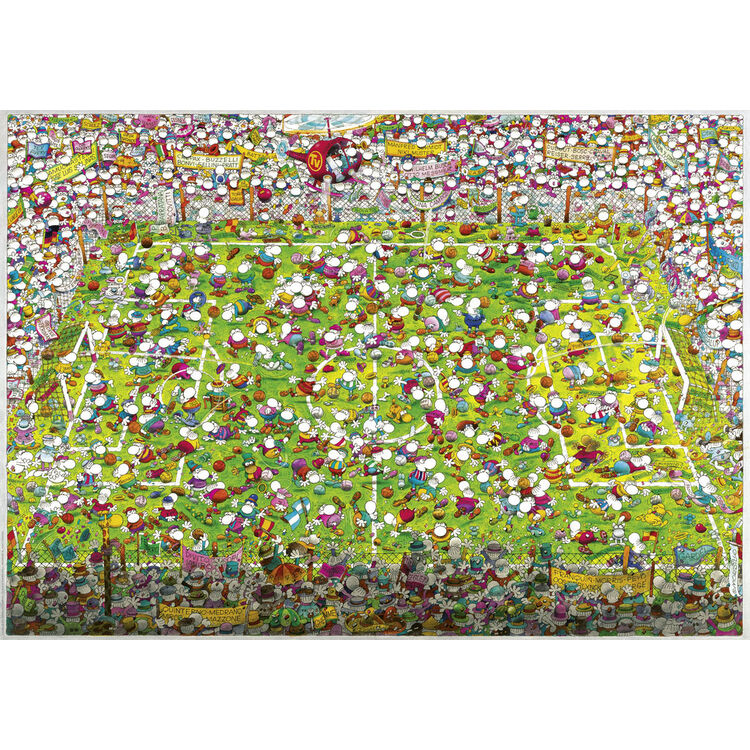 Product Puzzle 29072 Tr Mordillo Crazy World Cup 4000 Pieces image