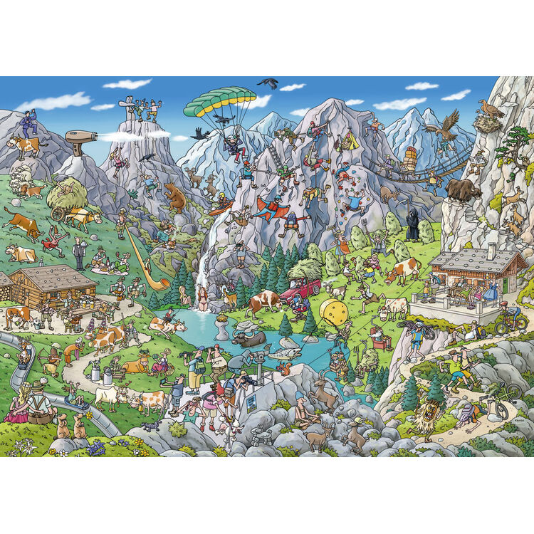 Product Puzzle 29680 Alpine Fun 1000 Pieces image