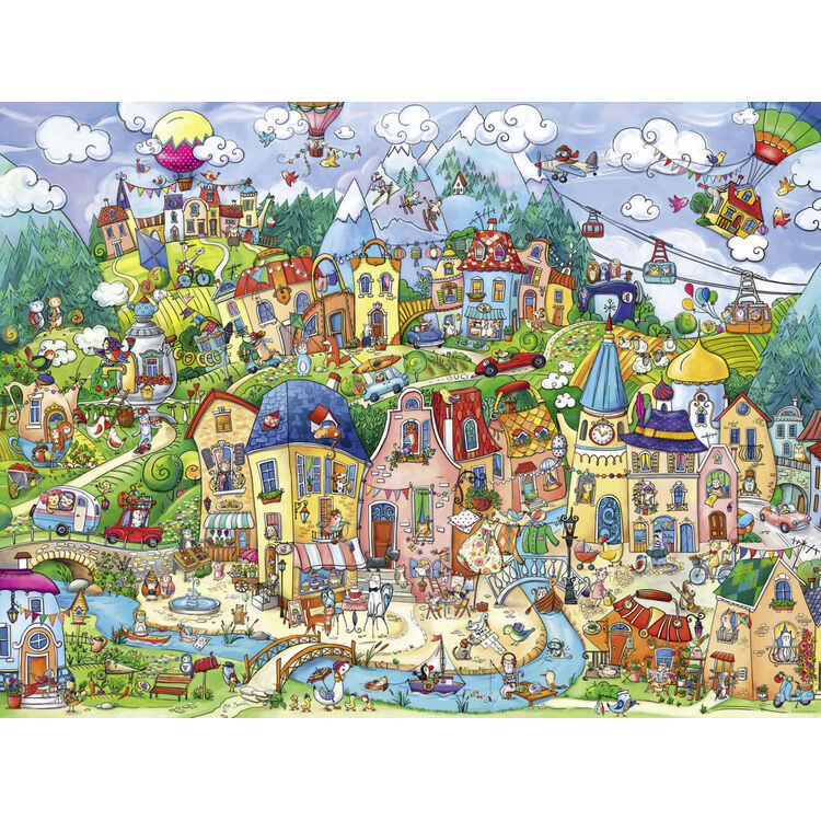 Product Παζλ 29744 Tr Berman Happytown 1500 Κομμάτια image